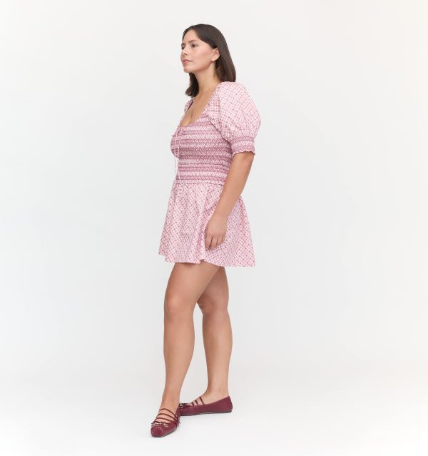 The Madeline Nap Top - Rose Circular Lattice Fashion - Image 5
