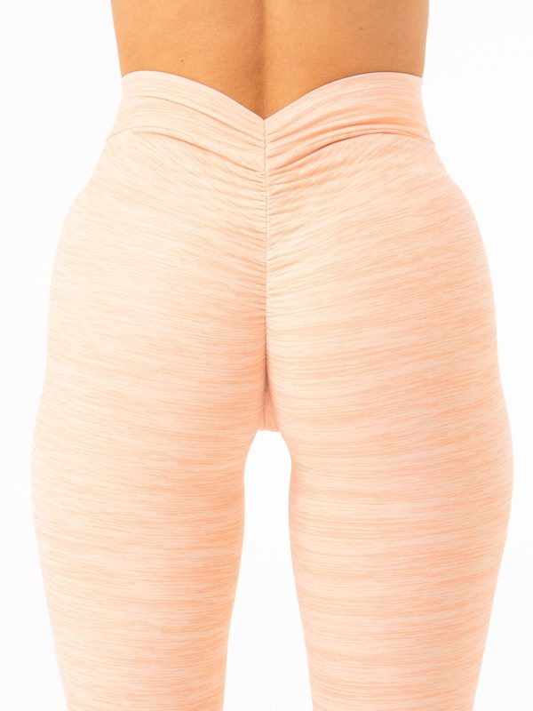NKD V Scrunch Leggings - Blush Marl For Cheap - Image 3