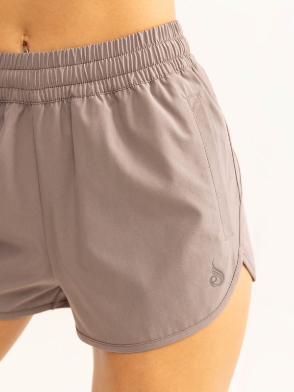 Persist Training Shorts - Taupe Sale - Image 4