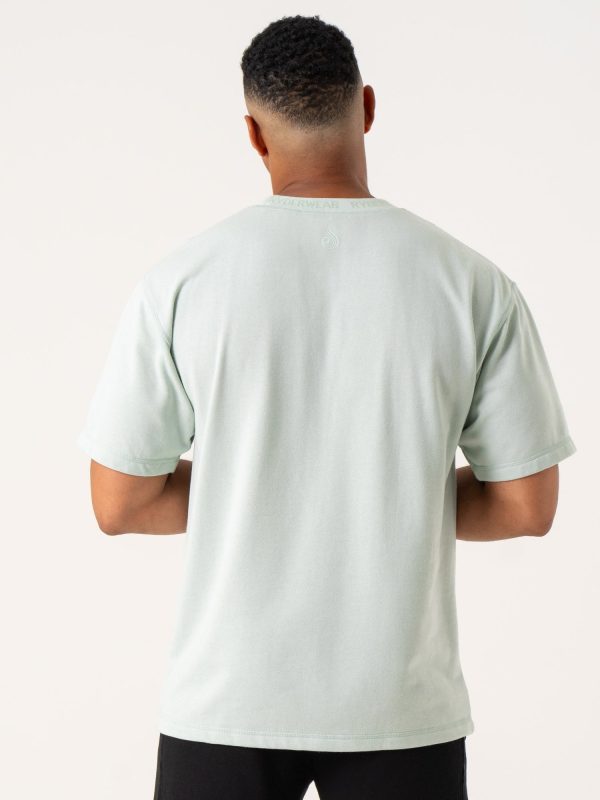 Pursuit Fleece T-Shirt - Spearmint Fashion - Image 2