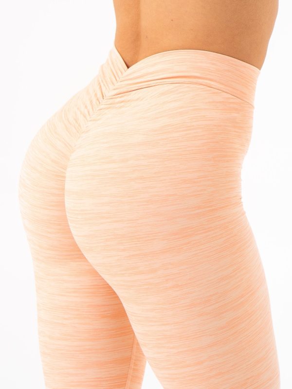 NKD V Scrunch Leggings - Blush Marl For Cheap - Image 4