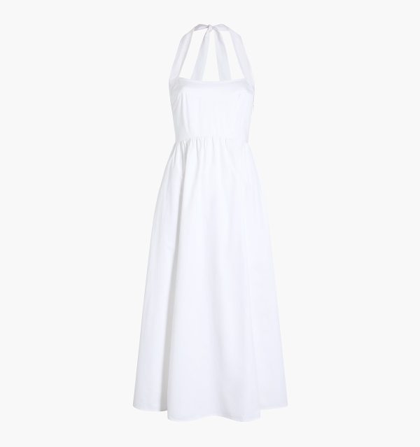 The Fleur Midi Dress - White Online - Image 4