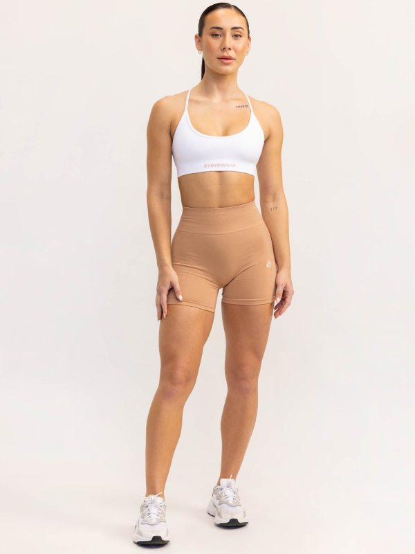 Lift 2.0 BBL Seamless Shorts - Tan For Cheap - Image 5