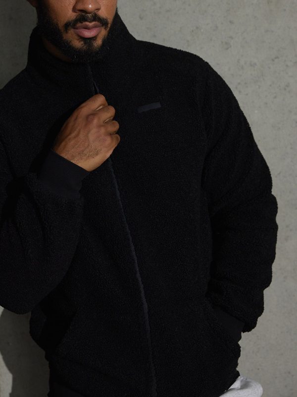 Flex Polar Fleece Jacket - Black Cheap