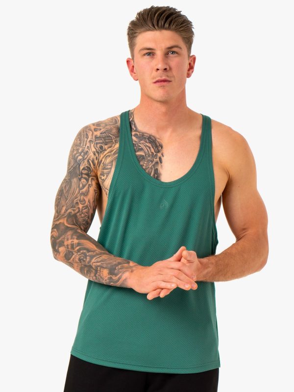 Enhance Stringer T-Back - Green For Discount