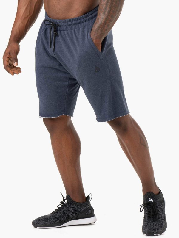 Iron Track Shorts - Navy Marl on Sale